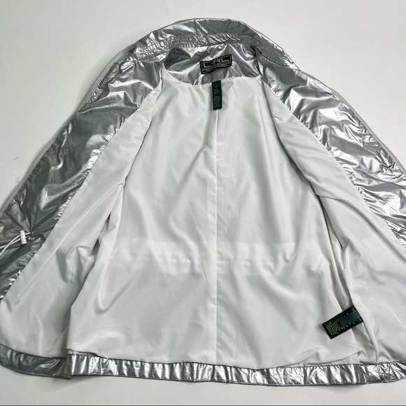 Lauren Active Ralph Lauren Performance Silver Metallic Drawstring Waist Vest - Picture 12 of 17